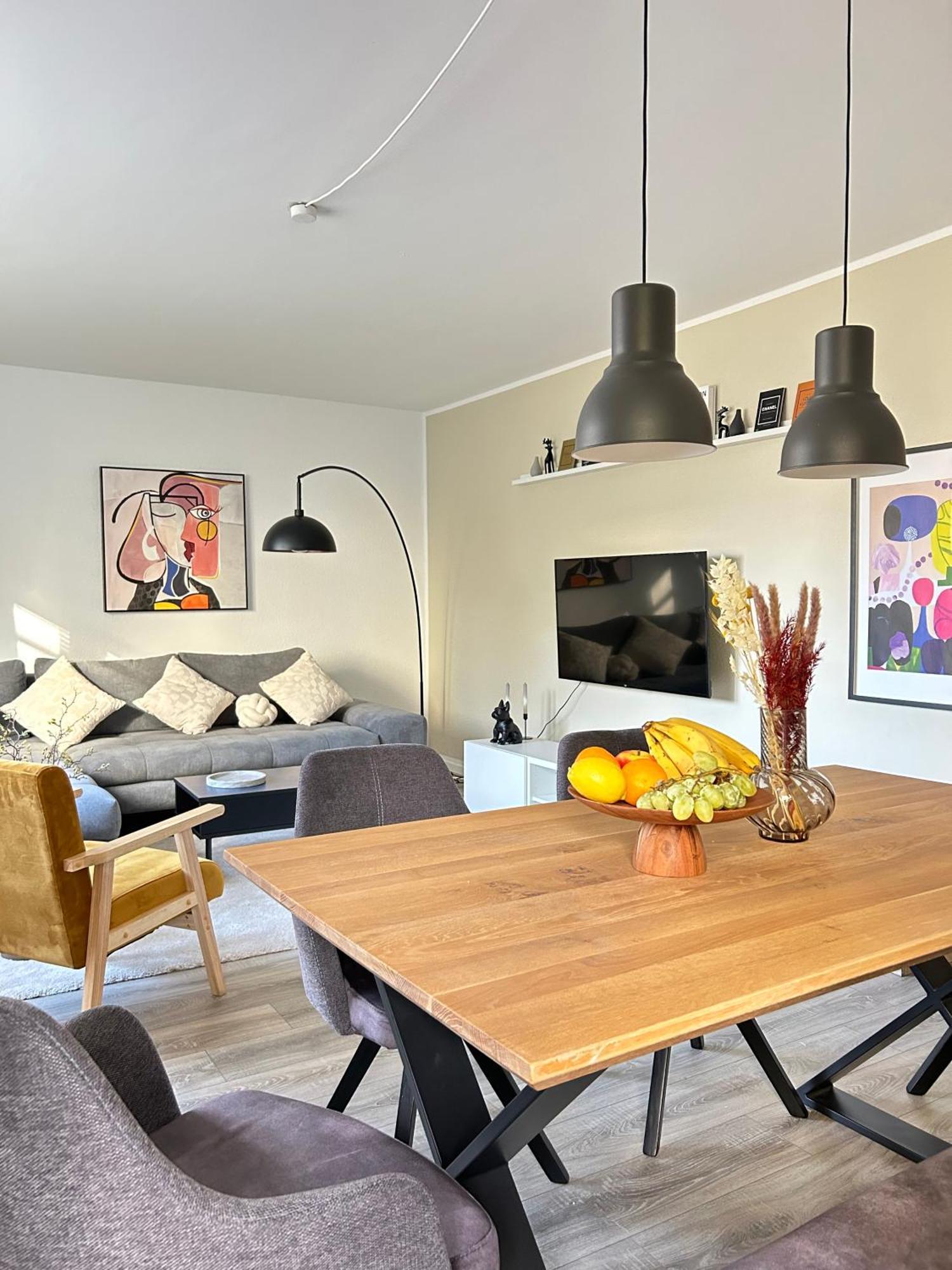 Modernes Designer-Apartment Fuer 7 Gaeste - 80Qm In Zentraler Lage, Self-Check-In Καρλσρούη Εξωτερικό φωτογραφία